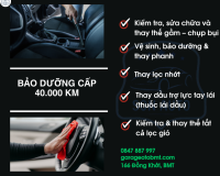 Bảo dưỡng xe cấp 40.000 km tại Gara ô tô Thái Sơn BMT – Giữ xe bền bỉ, vận hành êm ái