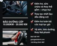 Dịch vụ Bảo dưỡng cấp 10.000 – 20.000 km tại Gara ô tô Thái Sơn BMT