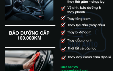 Bảo Dưỡng Xe Cấp 100.000 Km – Dịch Vụ Chuyên Nghiệp Tại Gara Ô Tô Thái Sơn BMT
