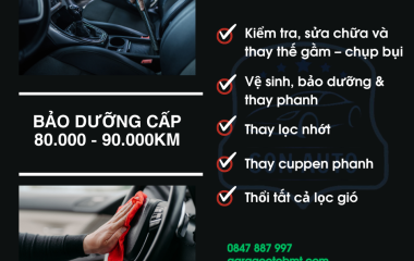 Bảo dưỡng xe cấp 80.000 – 90.000 km tại Gara ô tô Thái Sơn BMT – Dịch vụ chuẩn hãng tại Buôn Ma Thuột